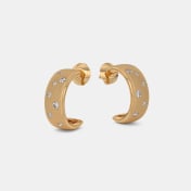 The Avyora J Hoop Earrings - thumb 4