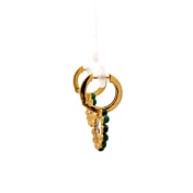 The Makini Dangle Hoop Earrings - thumb 5