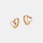 The Shiny Kitty Kids Huggie Earrings - thumb 4