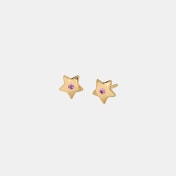 The Shimmer Star Stud Earrings - thumb 1