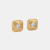 The Princess Love Solitaire Stud Earrings - thumb 6