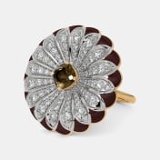 The Velvet Mosaic Statement Ring - thumb 5
