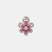 The Crimson Bloom Stud Earrings - thumb 5