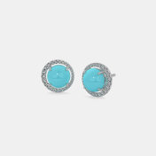 The Turquoisetide Stud Earrings - thumb 1