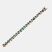 The Emerald Octet Tennis Bracelet - thumb 5