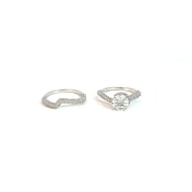 The Rocio Bridal Ring Set - thumb 2
