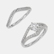 The Gecesi Bridal Ring Set - thumb 7