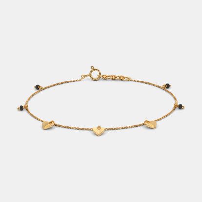 The Merita Heart Mangalsutra Bracelet - image 1