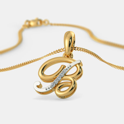 The Liham B Pendant | BlueStone.com