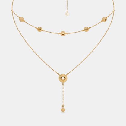 The Triad Geometry Layered Necklace