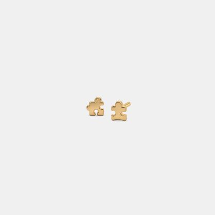 The Jigsaw Puzzle Kids Stud Earrings