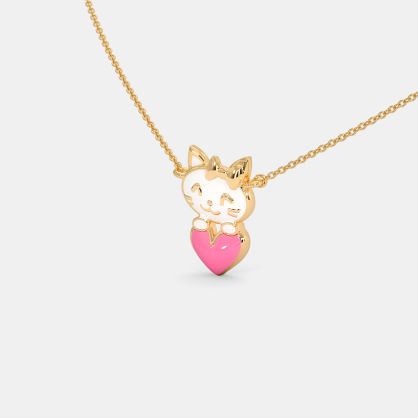 The Kitty Heartstrings Kids Necklace