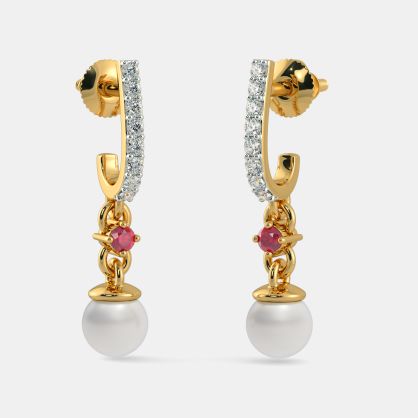 The Deema J Hoop Earrings