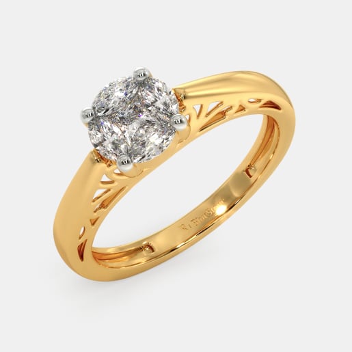 design of diamond ring for female