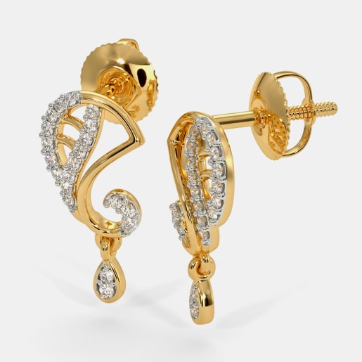 Gold Earrings 2200 Earring Designs Online In India 2018 Gold Earrings 2200 Earring Designs Online In India 2018 Bluestone