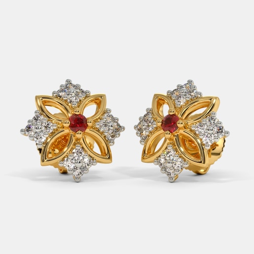 Ruby Earrings 200 Earring Designs Online In India 2018 The Ceasario Stud Earrings