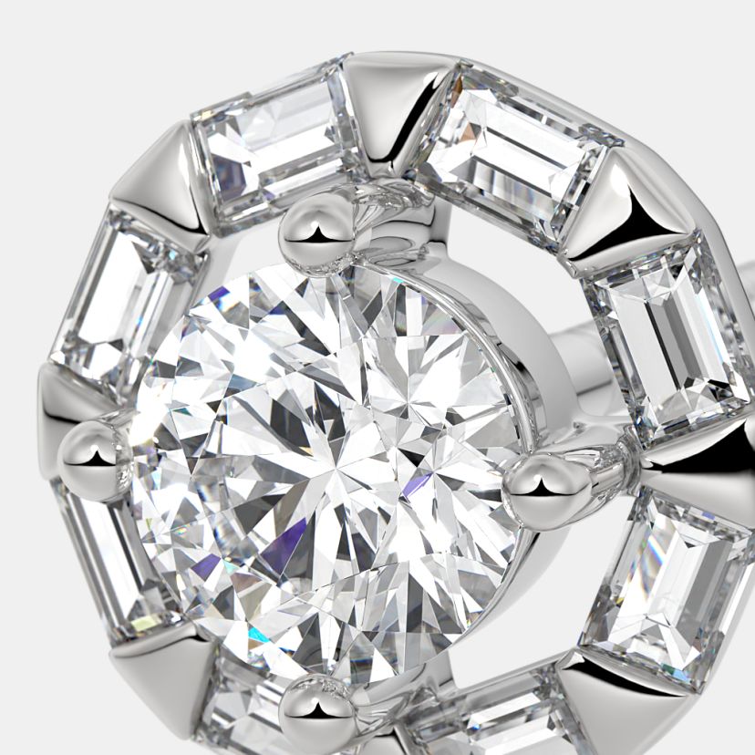 The Elevated Solitaire Stud Earrings - image 5