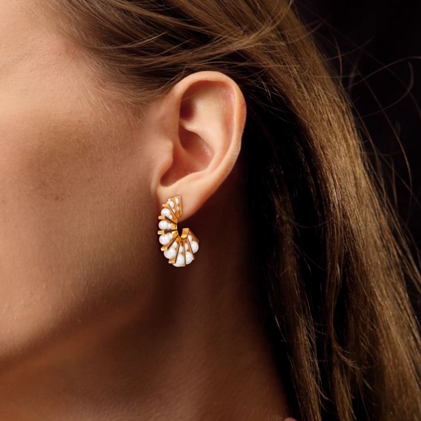 The Najwa Hoop Earrings - image 3