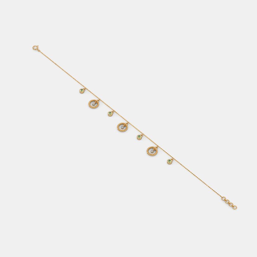 The Mysa Anklet - Angle View 2