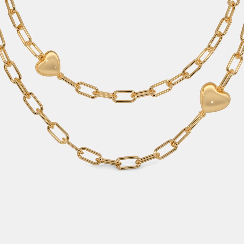 The Maelie Heart Layered Necklace - image 4