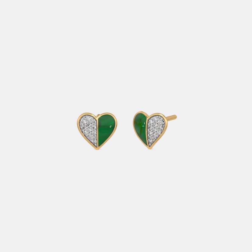The Aurro Heart Stud Earrings - image 1