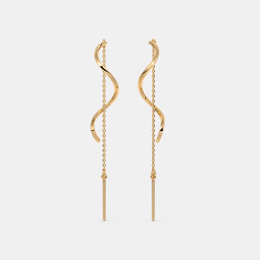 The Whorly Sui Dhaga Earrings - image 1