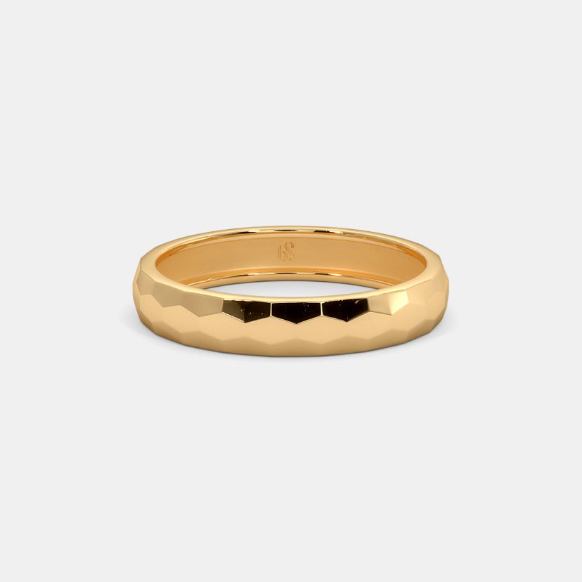 The Nubia Textured Band Ring - image 4