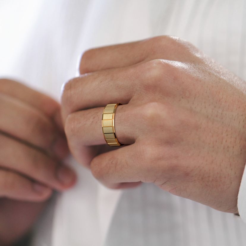 The Ouattara Couple Band Ring For Him - image 3