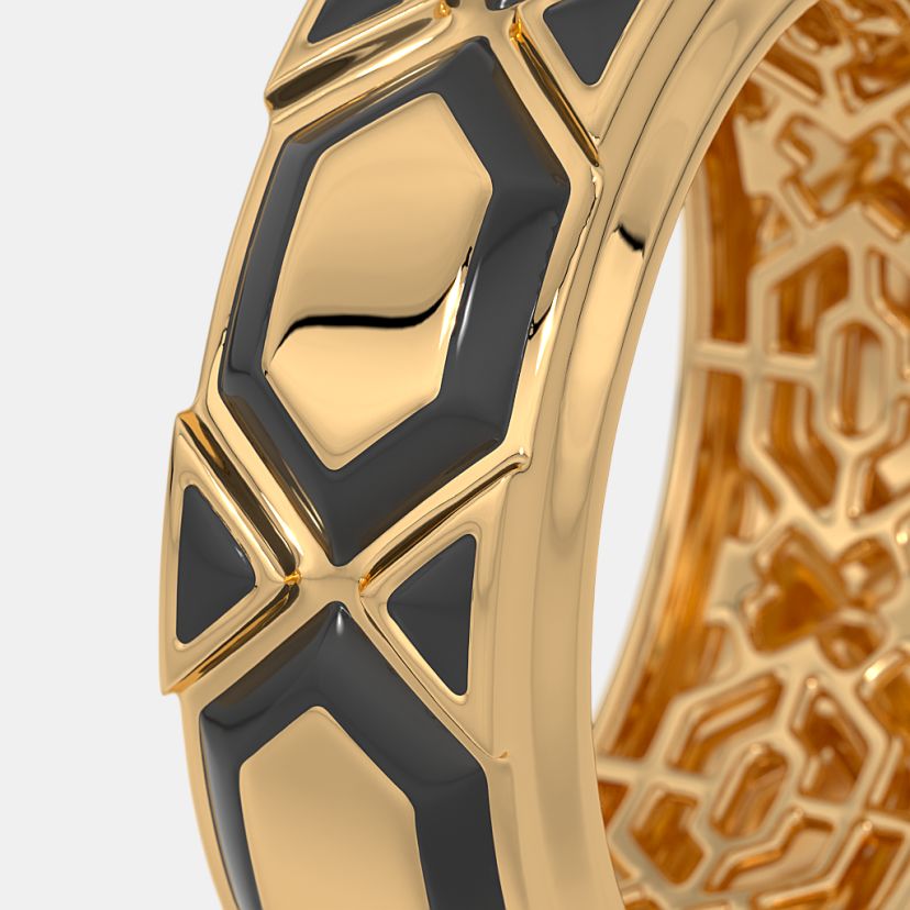 The Geo Frame Band Ring For Him - image 4