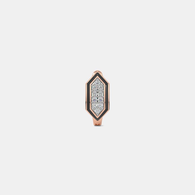 The Midnight Prism Huggie Earrings - image 6