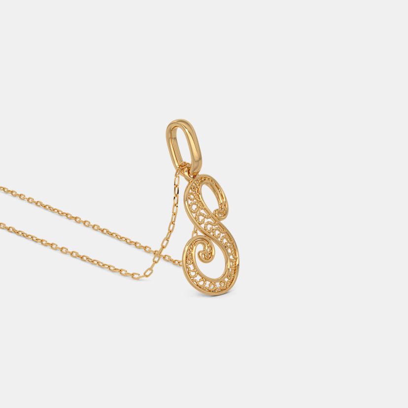 The Syloura S Initial Pendant - image 7
