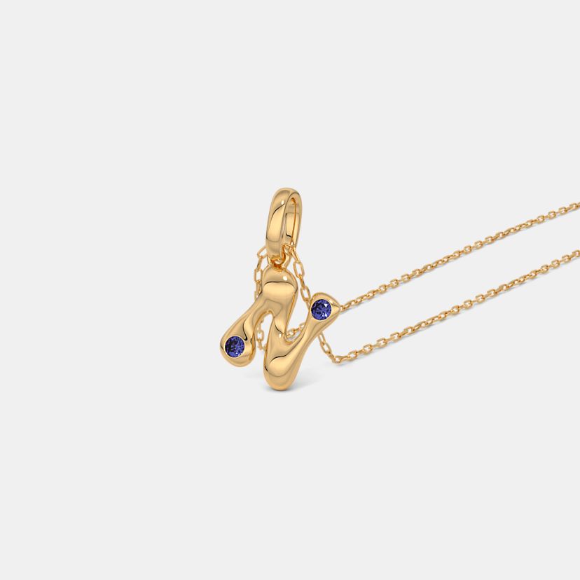 The Nomia N Initial Pendant - image 1