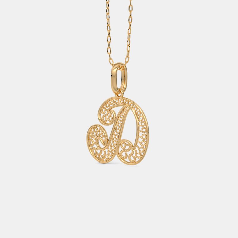 The Oryssa D Initial Pendant - image 4