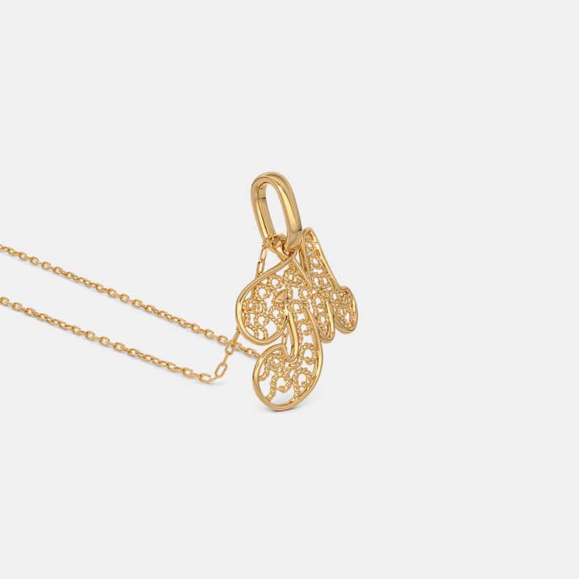 The Monara M Initial Pendant - image 7