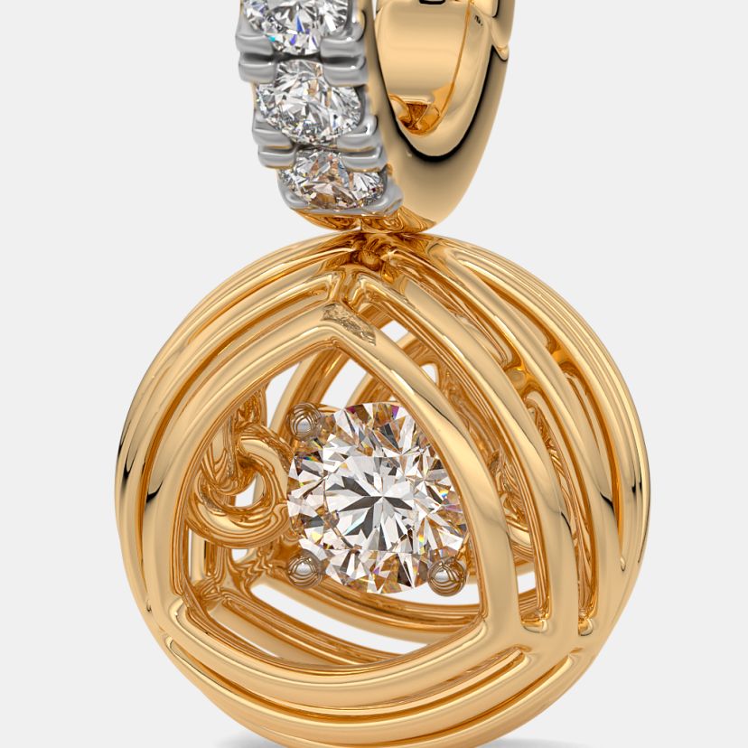 The Rhyza Dangle Hoop Earrings - image 4