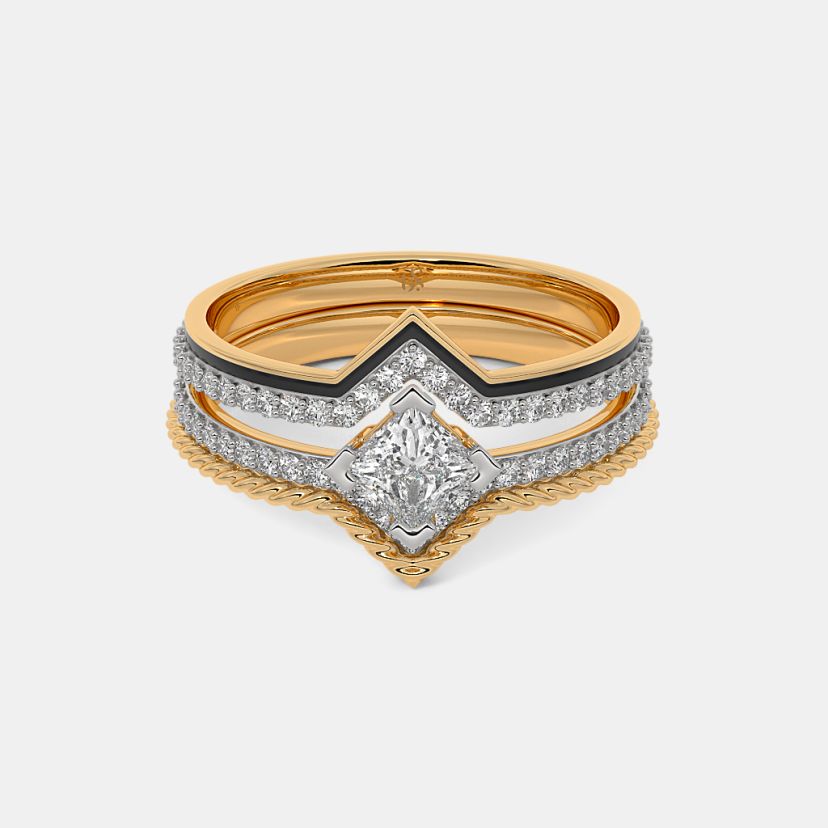 The Honoria Bridal Ring Set - image 8