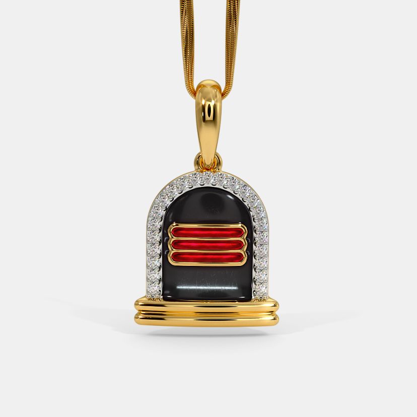 The Shivam Pendant For Him - Angle View 2