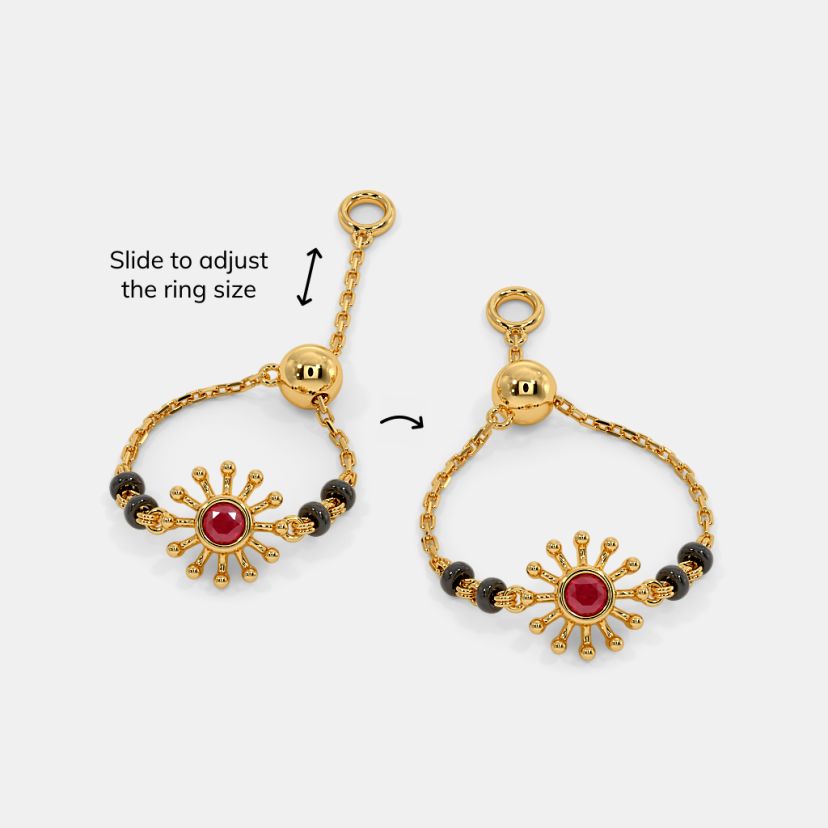 The Sweet Mangalsutra Slider Ring - image 4