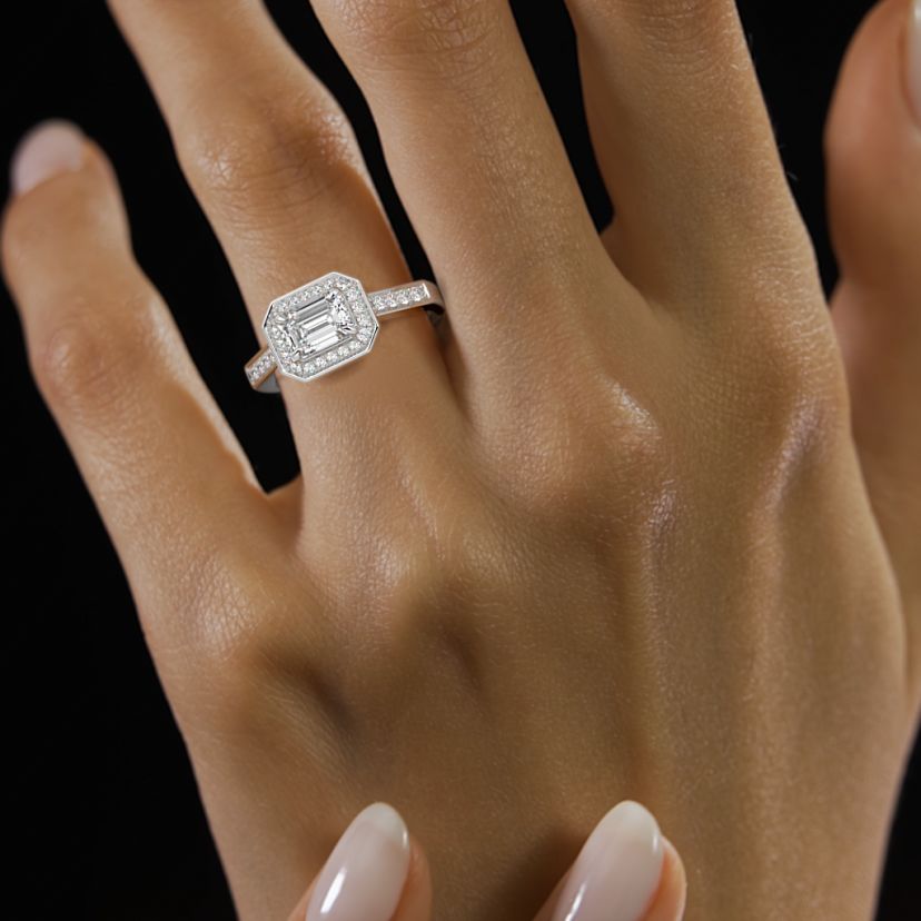 The Zephyrine Solitaire Ring - image 4