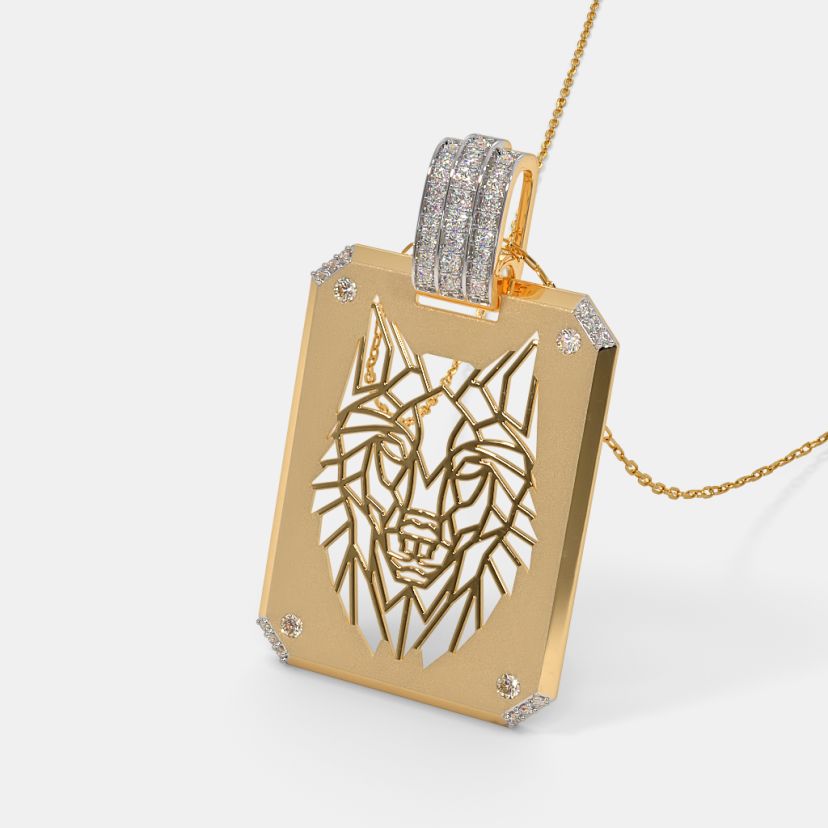 Gents discount gold pendant