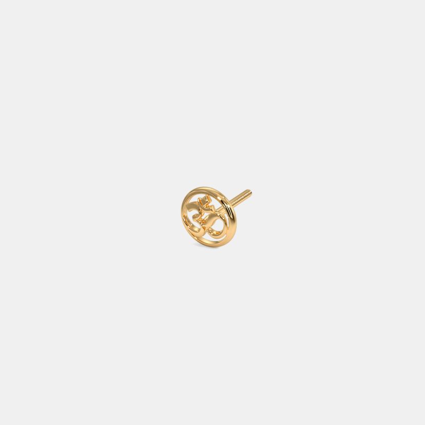 Gold religious on sale earrings