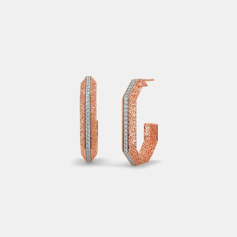 The Velvet Vista J Hoop Earrings - image 1