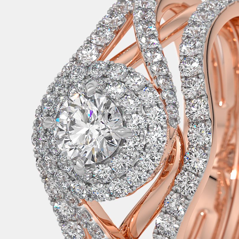 The Veloura Bridal Ring Set - image 5