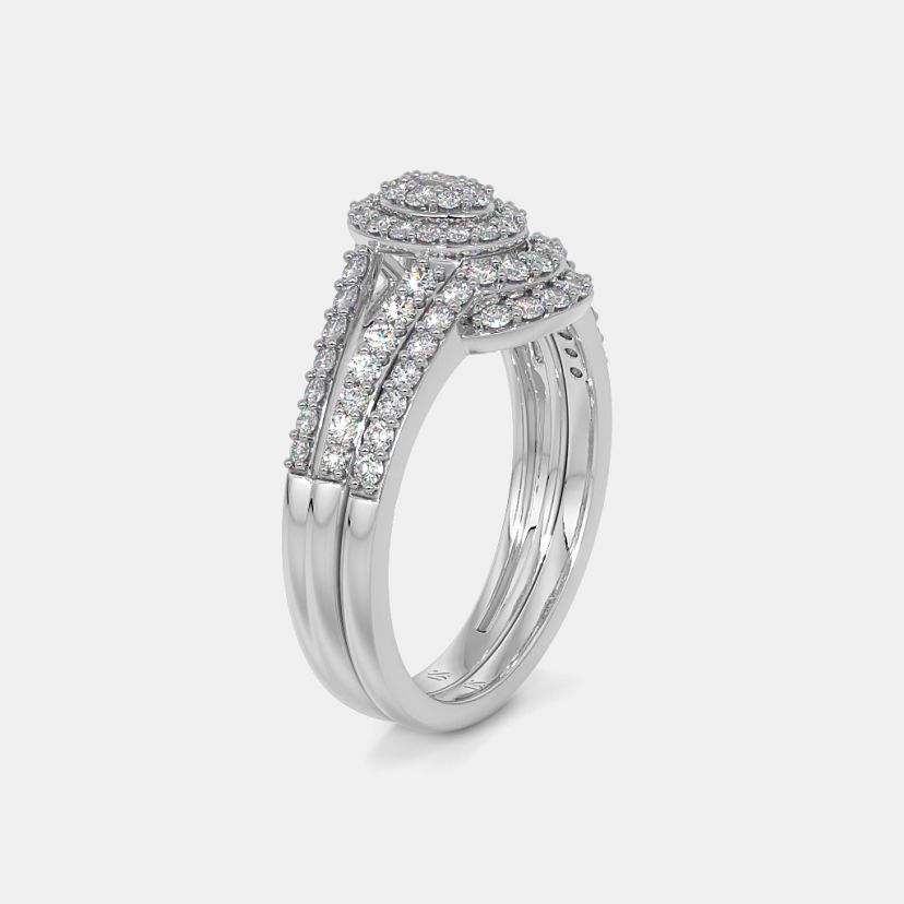 The Ethereal Tide Bridal Ring Set - image 10