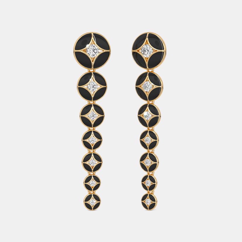 The Astral Noir Dangler Earrings - image 1