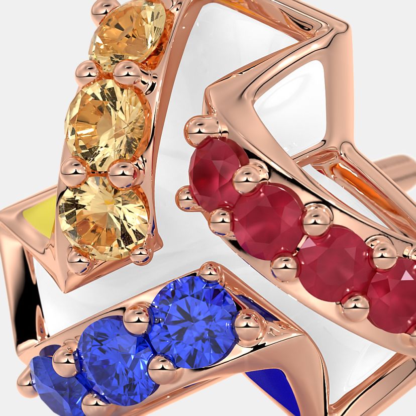 The Verve Canvas Stud Earrings - image 5