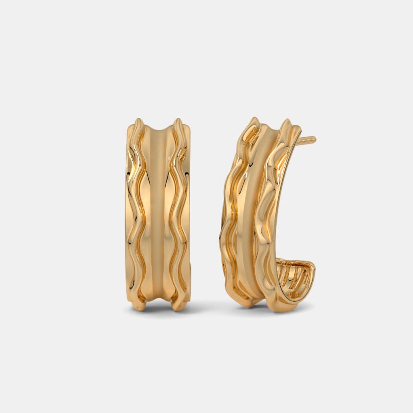 The Fleuris J Hoop Earrings - image 1