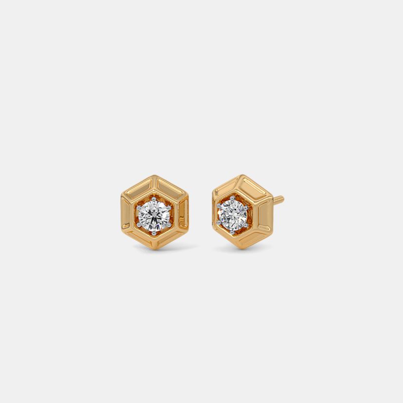 The Bentley Solitaire Earrings - image 1