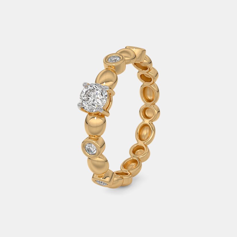 The Glowby Solitaire Couple Band For Her - image 1