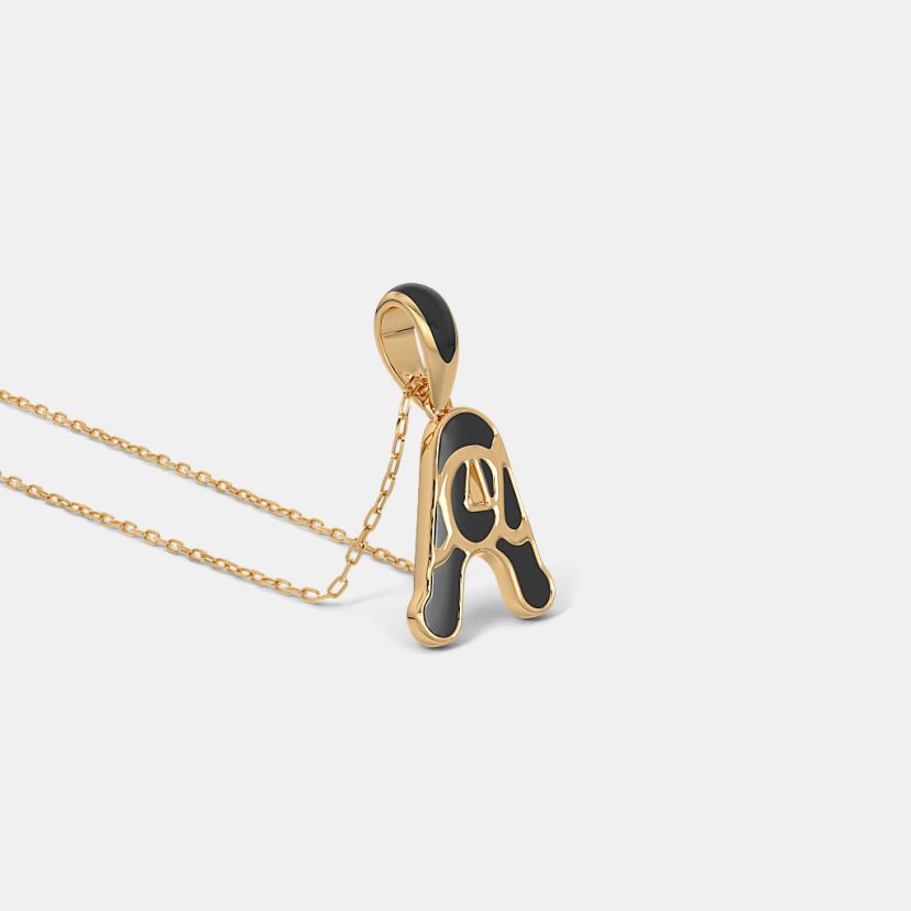 The Aurline A Initial Pendant For Him - image 7